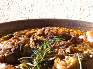 (English) paella front