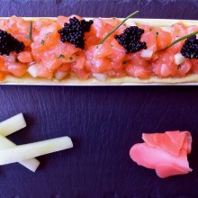 salmon tartar salmon tartar