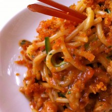 spaghettoni scampi e bottarga spaghettoni scampi e bottarga